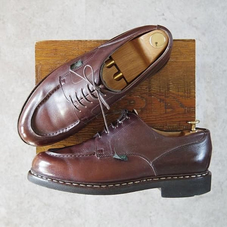 ★パラブーツ SIZE 8【定価￥71,500-★シャンボード/CHAMBORD】カフェ/CAFE/リスレザー/TEXソール/Uチップ/茶/メンズ/Paraboot★g222