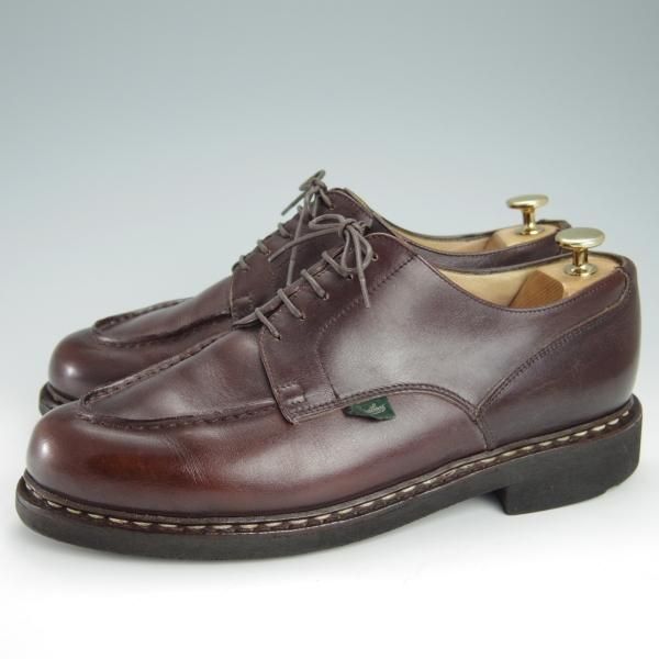 ★パラブーツ SIZE 8【定価￥71,500-★シャンボード/CHAMBORD】カフェ/CAFE/リスレザー/TEXソール/Uチップ/茶/メンズ/Paraboot★g222