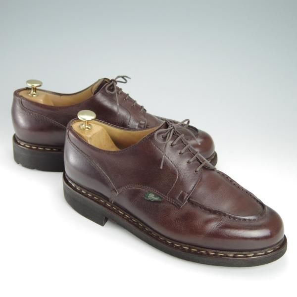 ★パラブーツ SIZE 8【定価￥71,500-★シャンボード/CHAMBORD】カフェ/CAFE/リスレザー/TEXソール/Uチップ/茶/メンズ/Paraboot★g222
