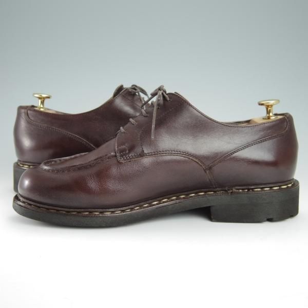 ★パラブーツ SIZE 8【定価￥71,500-★シャンボード/CHAMBORD】カフェ/CAFE/リスレザー/TEXソール/Uチップ/茶/メンズ/Paraboot★g222