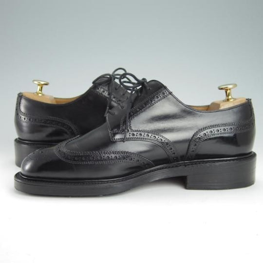 極上★(英)チーニー 6F【定価10万円以上★(英)ALFRED DUNHILL別注/ダンヒル/JAMES】3485ラスト/カーフ/黒/メンズ/CHEANEY★g223