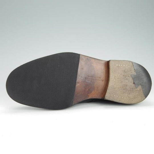 極上★(英)チーニー 6F【定価10万円以上★(英)ALFRED DUNHILL別注/ダンヒル/JAMES】3485ラスト/カーフ/黒/メンズ/CHEANEY★g223