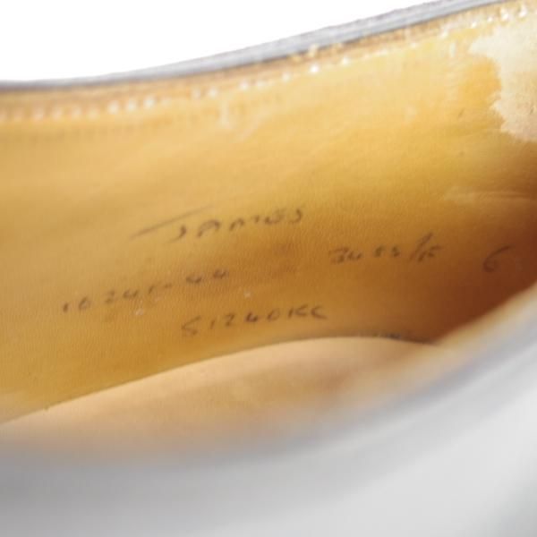 極上★(英)チーニー 6F【定価10万円以上★(英)ALFRED DUNHILL別注/ダンヒル/JAMES】3485ラスト/カーフ/黒/メンズ/CHEANEY★g223