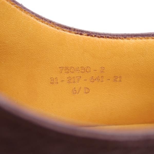 ★J.M.ウェストン 6.5D【定価￥126,500-★NOVO CALF/ノヴォカーフ/GOLF/ゴルフ】641/31ラスト/Uチップ/濃茶/Weston/ウエストン★g226