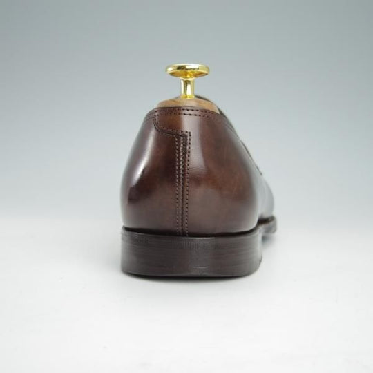 極上★ジョンロブ 8E【モデル定価￥217,800-★ミュージアムカーフ/ロペス/LOPEZ】4395ラスト/コインローファー/濃茶/JOHN LOBB★g227