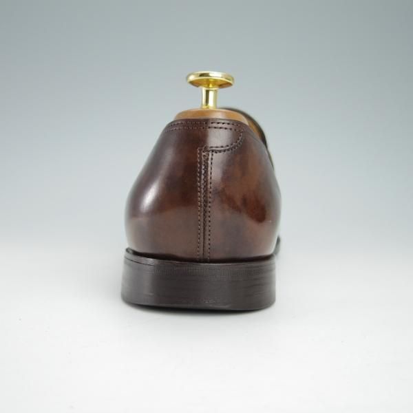 極上★ジョンロブ 8E【モデル定価￥217,800-★ミュージアムカーフ/ロペス/LOPEZ】4395ラスト/コインローファー/濃茶/JOHN LOBB★g227