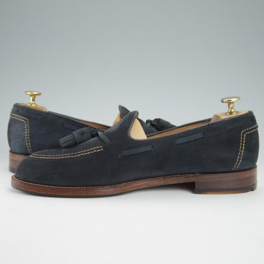 極上★オールデン 8D【ブルックスブラザーズ別注★09188/アバディーンラスト】タッセルローファー/スエード/BROOKS BROTHERS/Alden★g232