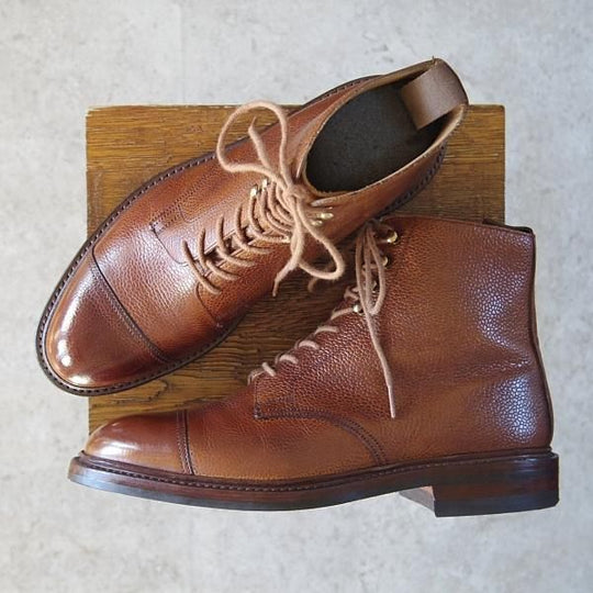 美品★クロケット&ジョーンズ 7E【定価￥99,000-★ダイナイトソール仕様/CONISTON/コニストン】325ラスト/ブーツ/Crockett&Jones★g234