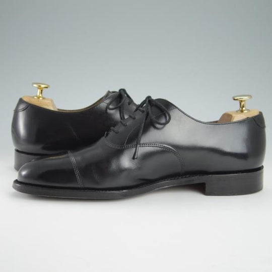 極上★(英)チーニー 7.5E【★ロイドフットウェア別注/Lloyd Footwear】Mシリーズ/89ラスト/ストレートチップ/カーフ/黒/CHEANEY★g236