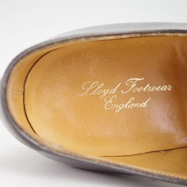 極上★(英)チーニー 7.5E【★ロイドフットウェア別注/Lloyd Footwear】Mシリーズ/89ラスト/ストレートチップ/カーフ/黒/CHEANEY★g236