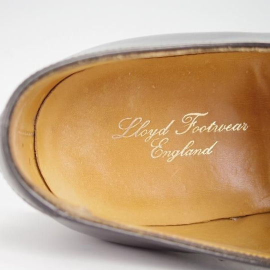 極上★(英)チーニー 7.5E【★ロイドフットウェア別注/Lloyd Footwear】Mシリーズ/89ラスト/ストレートチップ/カーフ/黒/CHEANEY★g236