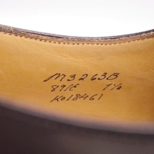 極上★(英)チーニー 7.5E【★ロイドフットウェア別注/Lloyd Footwear】Mシリーズ/89ラスト/ストレートチップ/カーフ/黒/CHEANEY★g236