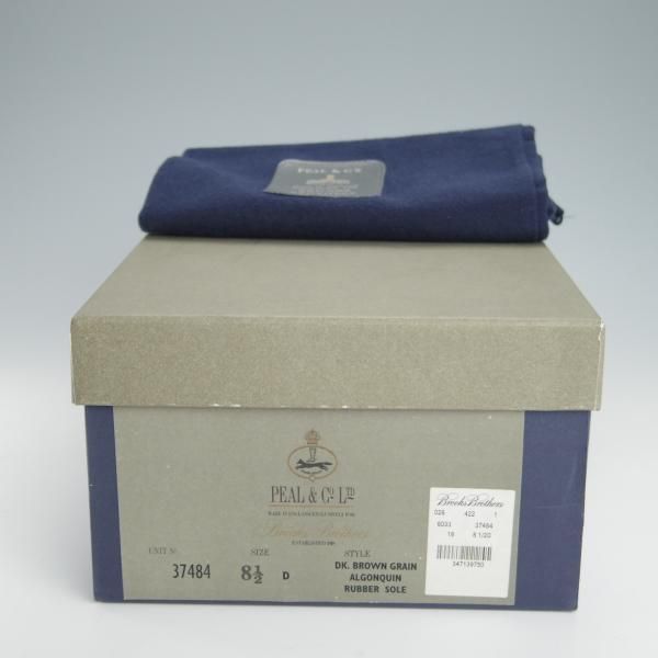 極上★クロケット&ジョーンズ UK8/US8.5D【ダイナイトソール仕様★ブルックスブラザーズ別注/Peal&co】325ラスト/Crockett&Jones★g237