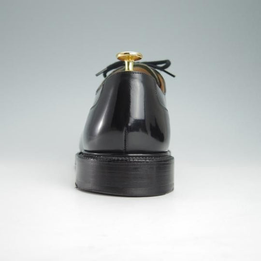 美品★チャーチ 95F/UK9.5【★LANCASTER/173ラスト】5都市ロゴ/ストレートチップ/ポリッシュドバインダーカーフ/黒/メンズ/Church's★g238