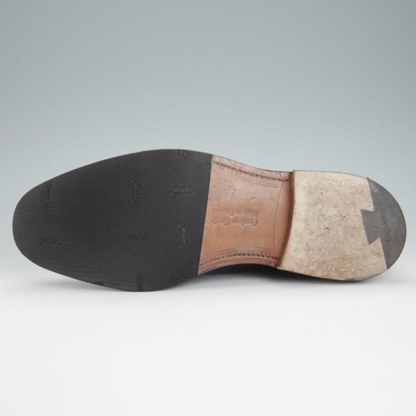 美品★チャーチ 95F/UK9.5【★LANCASTER/173ラスト】5都市ロゴ/ストレートチップ/ポリッシュドバインダーカーフ/黒/メンズ/Church's★g238