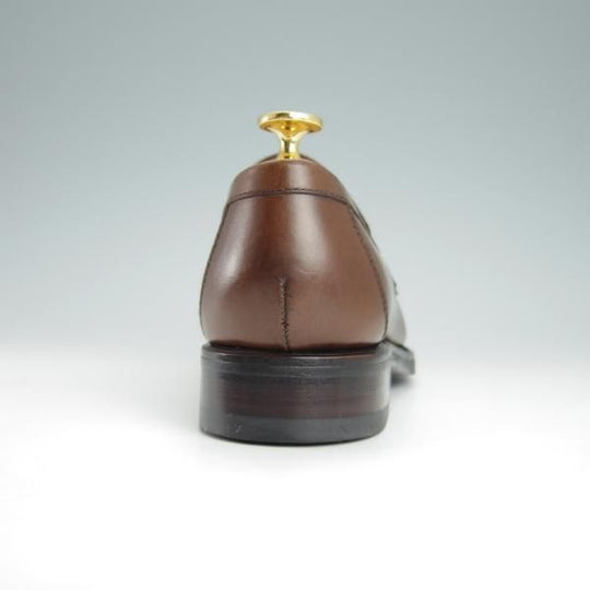 未使用★(スペイン製)YANKO/ヤンコ SIZE 6.5【グッドイヤーウェルテッド製法★14700/CAMBRIDGE】コインローファー/カーフ/NIGER/茶★g239