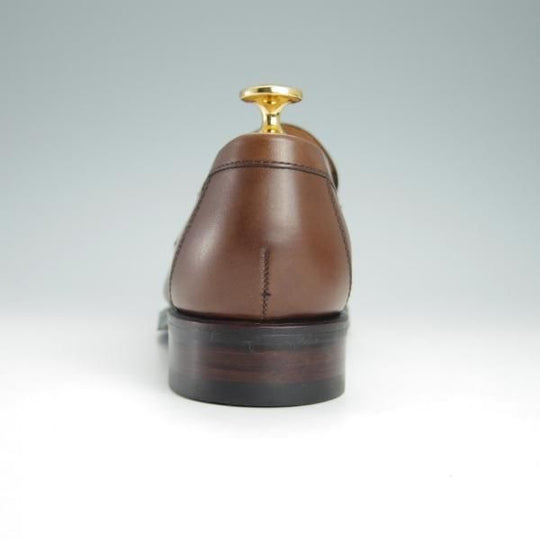 未使用★(スペイン製)YANKO/ヤンコ SIZE 6.5【グッドイヤーウェルテッド製法★14700/CAMBRIDGE】コインローファー/カーフ/NIGER/茶★g239