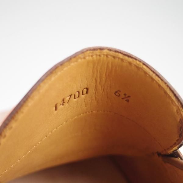 未使用★(スペイン製)YANKO/ヤンコ SIZE 6.5【グッドイヤーウェルテッド製法★14700/CAMBRIDGE】コインローファー/カーフ/NIGER/茶★g239