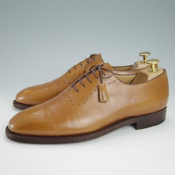 ★(伊)エンツォ・ボナフェ SIZE 40.5【BEAMS別注★ハンドソーンウェルテッド製法/九分仕立て】ホールカット/ビームス/Enzo Bonafe★g242