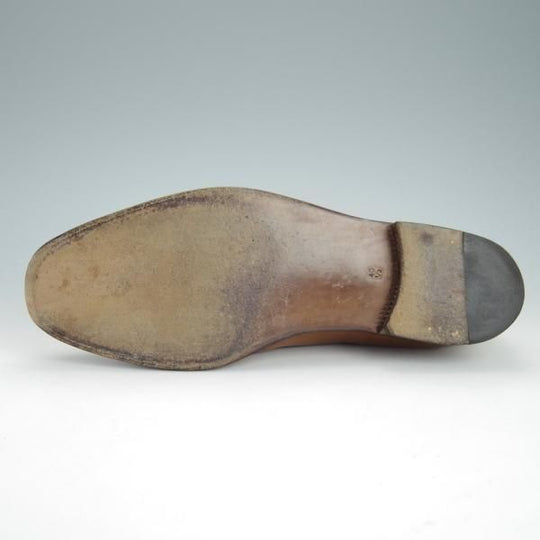 ★(伊)エンツォ・ボナフェ SIZE 40.5【BEAMS別注★ハンドソーンウェルテッド製法/九分仕立て】ホールカット/ビームス/Enzo Bonafe★g242