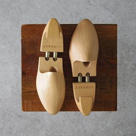 極上★(仏)オーベルシー SIZE 38【★純正シューツリー/木製シューキーパー】メンズ/AUBERCY★g189