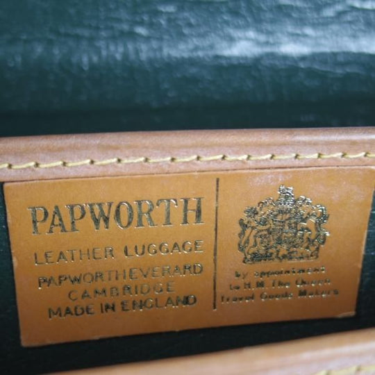 ★(英)パップワース/PAPWORTH【現行定価30万円程度★ブライドルレザー仕様/ブリーフケース】茶/メンズ/ビジネス/レザー/バッグ/革/鞄★N5680