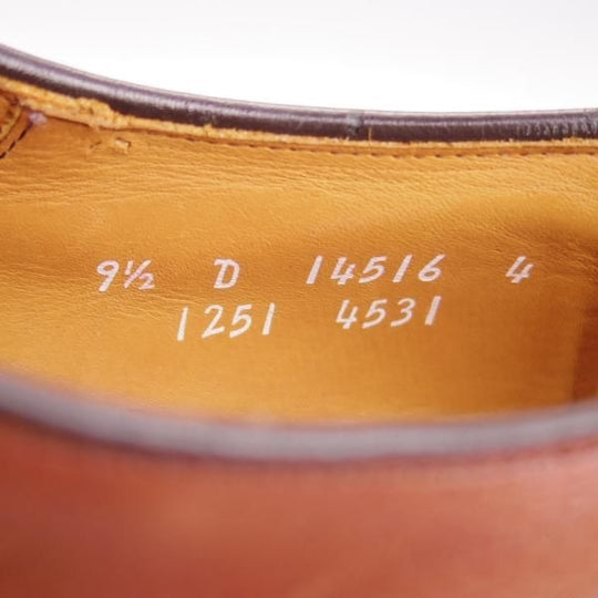 ほぼ試着程度★(米)アレンエドモンズ 9.5D【現行定価7.5万円程度★Cornell/モンクストラップ】カーフ/茶/メンズ/ALLEN EDMONDS★g247