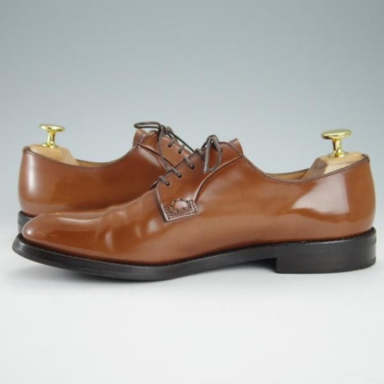美品★チャーチ(レディース) SIZE 37.5【モデル定価￥107,800-★シャノン/SHANNON WG】サンダルウッド/プレーントゥ/Church's★g249