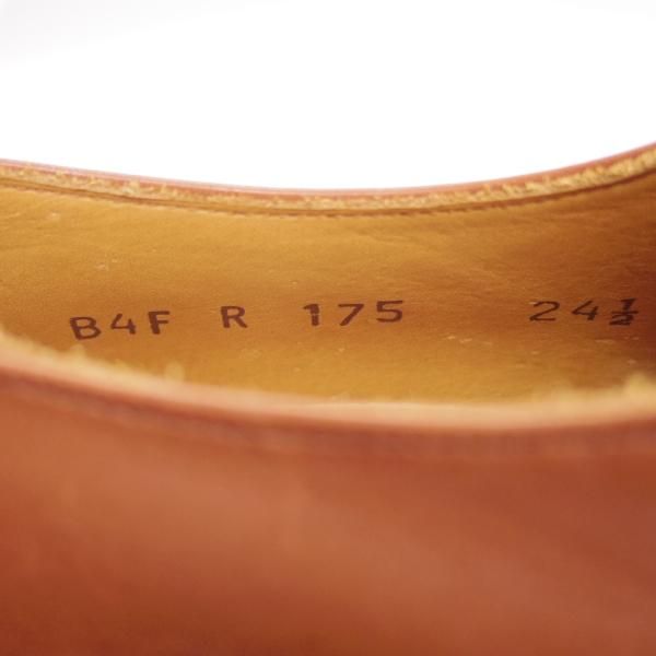 未使用★ポロ・ラルフローレン SIZE 24.5【貴重★グッドイヤーウェルテッド製法/日本製】茶/パンチドキャップトゥ/リーガル/REGAL/POLO Ralph Lauren★g250