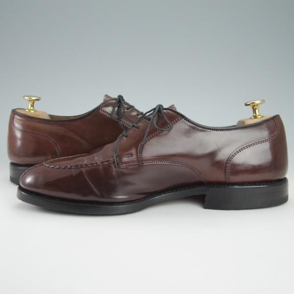 極上★(米)アレンエドモンズ 8E【貴重★ブラウン色系コードバン/Brandywood】Uチップ/茶/メンズ/ALLEN EDMONDS★g255