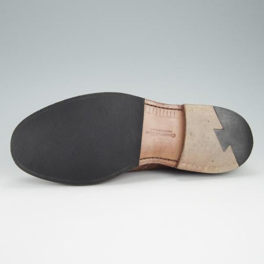 極上★クロケット&ジョーンズ 7.5E【★BANGOR/365ラスト】MAHOGANY BURNISHED/フルブローグ/カーフ/茶/メンズ/Crockett&Jones★g256