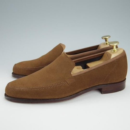 極美品★クロケット&ジョーンズ 6E【定価￥75,900-★ビームスF別注/GAVIN】235ラスト/ローファー/スエード/BEAMS F/Crockett&Jones★g260