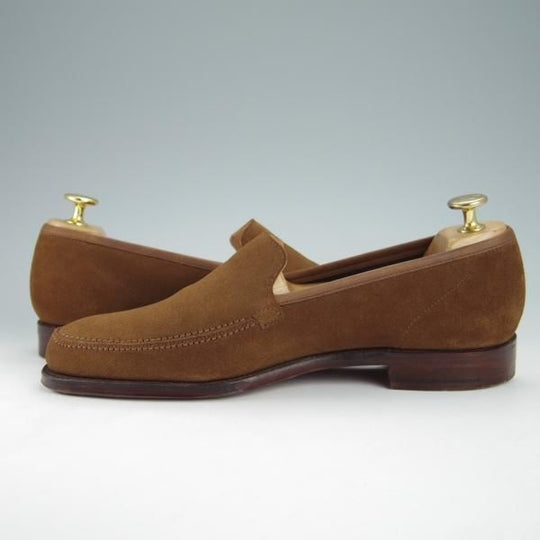 極美品★クロケット&ジョーンズ 6E【定価￥75,900-★ビームスF別注/GAVIN】235ラスト/ローファー/スエード/BEAMS F/Crockett&Jones★g260