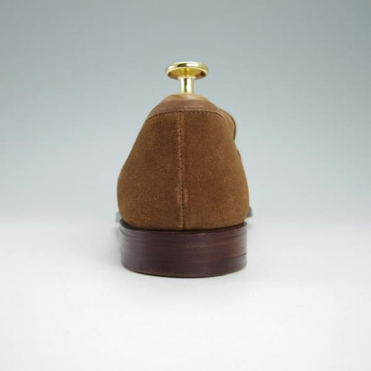 極美品★クロケット&ジョーンズ 6E【定価￥75,900-★ビームスF別注/GAVIN】235ラスト/ローファー/スエード/BEAMS F/Crockett&Jones★g260