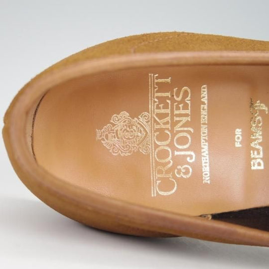 極美品★クロケット&ジョーンズ 6E【定価￥75,900-★ビームスF別注/GAVIN】235ラスト/ローファー/スエード/BEAMS F/Crockett&Jones★g260