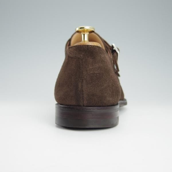 極美品★クロケット&ジョーンズ 8.5E【モデル定価￥93,500-★LOWNDES 2/ユナイテッドアローズ別注】341ラスト/濃茶/Crockett&Jones★g261