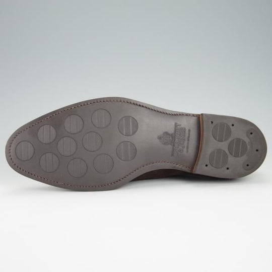 極美品★クロケット&ジョーンズ 8.5E【モデル定価￥93,500-★LOWNDES 2/ユナイテッドアローズ別注】341ラスト/濃茶/Crockett&Jones★g261