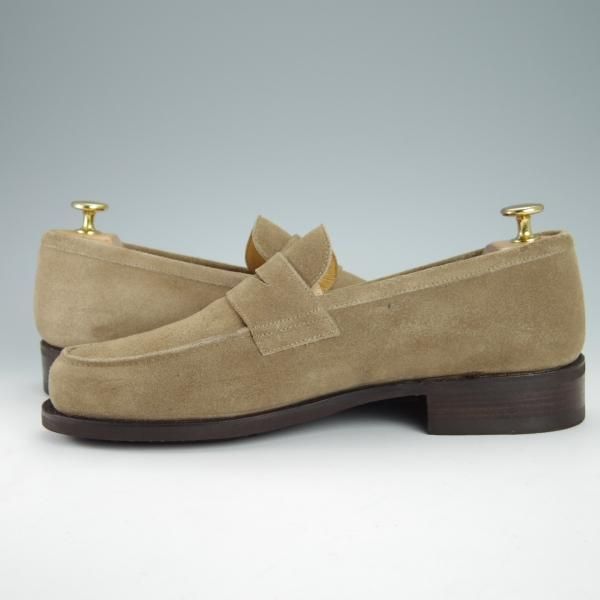 美品★パラブーツ SIZE 7【モデル定価￥77,000-★DAX/ダックス】DAIM/ギャラクシーソール/コインローファー/スエード/Paraboot★g263