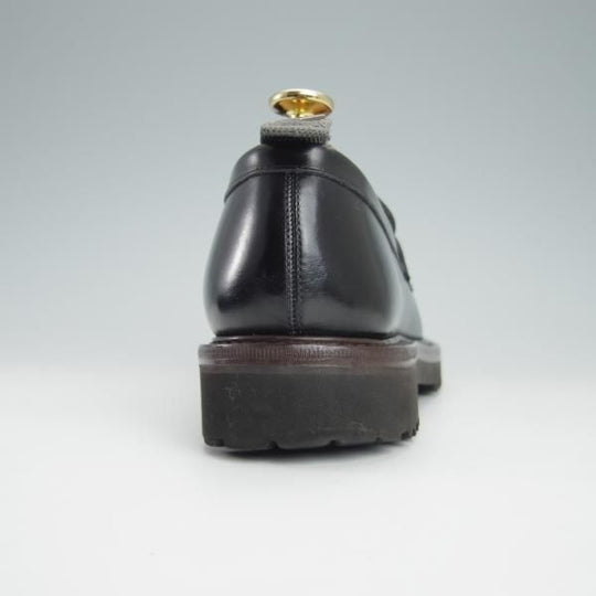 極美品★WH/ダブルエイチ SIZE 6.5【定価￥52,800-★(仏)アノネイ社/ボカルーカーフ】WH0505/コインローファー/Vocalou/黒/メンズ★g264