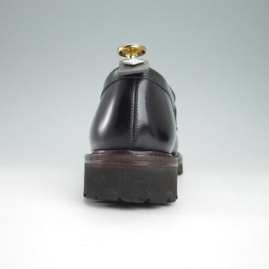 極美品★WH/ダブルエイチ SIZE 6.5【定価￥52,800-★(仏)アノネイ社/ボカルーカーフ】WH0505/コインローファー/Vocalou/黒/メンズ★g264