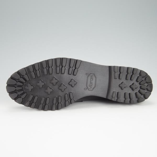 極美品★WH/ダブルエイチ SIZE 6.5【定価￥52,800-★(仏)アノネイ社/ボカルーカーフ】WH0505/コインローファー/Vocalou/黒/メンズ★g264