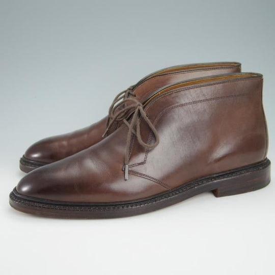 極美品★(米)アレンエドモンズ 10E【★(米)ラルフローレン別注/Ralph Lauren】チャッカブーツ/カーフ/濃茶/メンズ/ALLEN EDMONDS★g266