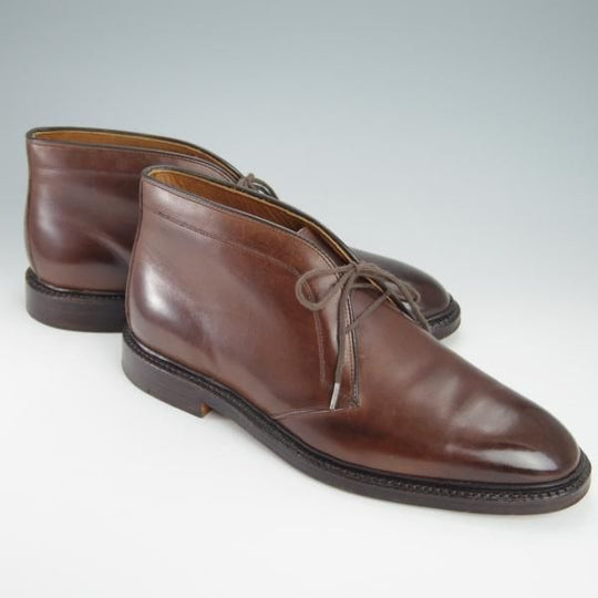 極美品★(米)アレンエドモンズ 10E【★(米)ラルフローレン別注/Ralph Lauren】チャッカブーツ/カーフ/濃茶/メンズ/ALLEN EDMONDS★g266