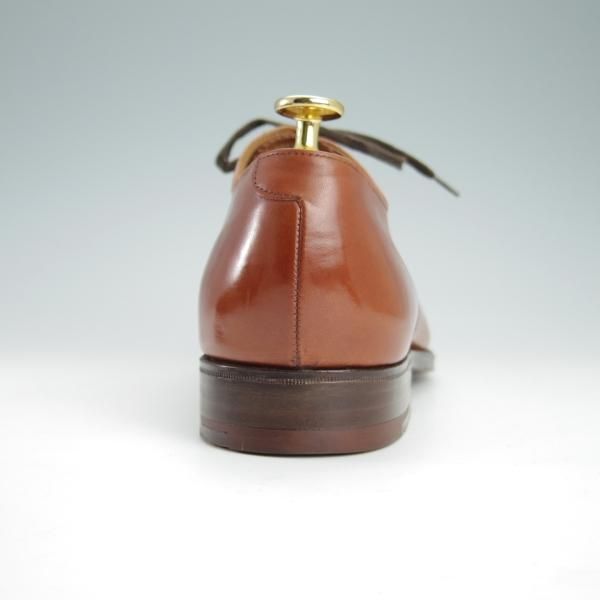 美品★クロケット&ジョーンズ 8E【★ロイドフットウェア別注/Lloyd Footwear】317ラスト/パンチドキャップトゥ/茶/Crockett&Jones★g267