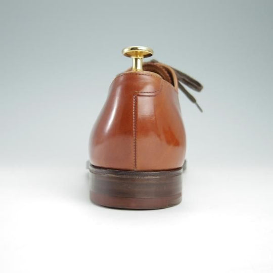 美品★クロケット&ジョーンズ 8E【★ロイドフットウェア別注/Lloyd Footwear】317ラスト/パンチドキャップトゥ/茶/Crockett&Jones★g267