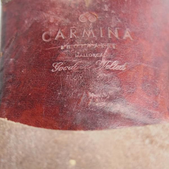 極上★(スペイン製)CARMINA/カルミナ SIZE 7.5【グッドイヤーウェルテッド製法★80256/SIMPSONラスト】ショートウイング/カーフ/紺★g268