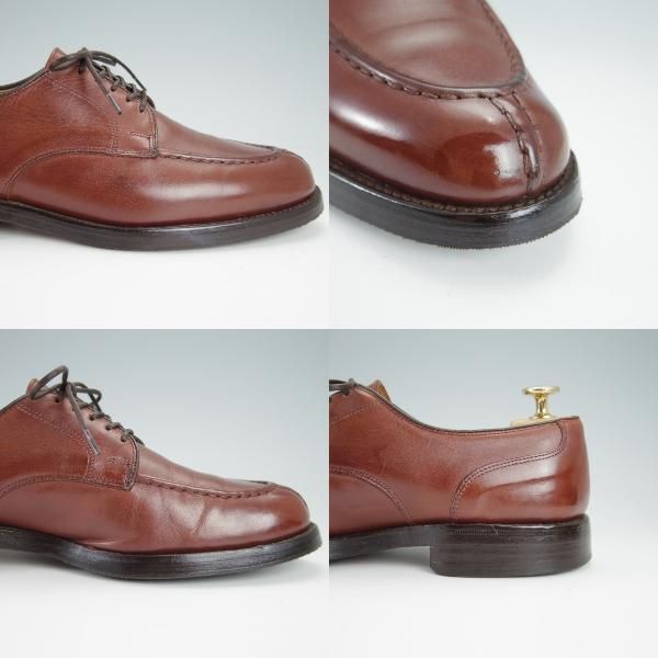 極上★(米)アレンエドモンズ 8.5C【現行定価7.5万円程度★Bradley/Uチップ】カーフ/茶/メンズ/ALLEN EDMONDS★g269