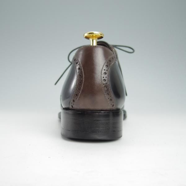 極上★Perfetto/ペルフェット SIZE 7【★ワールドフットウェアギャラリー別注/World Footwear Gallery】カーフ/黒×濃茶/メンズ★g271