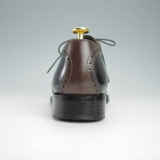 極上★Perfetto/ペルフェット SIZE 7【★ワールドフットウェアギャラリー別注/World Footwear Gallery】カーフ/黒×濃茶/メンズ★g271