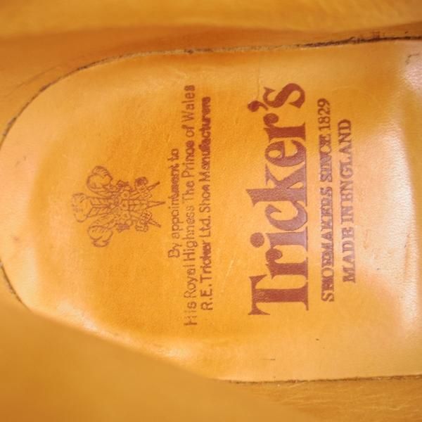 極美品★トリッカーズ SIZE 9【定価￥88,000-★ストウ/STOW/M5634】カントリーブーツ/カーフ/黒/メンズ/Tricker's★g273
